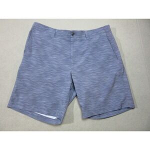 Callaway Short Mens 38 Heather Blue Zig Zag Stretch Golf Sports Athleisure